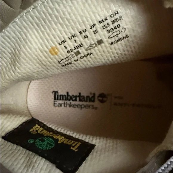 BRAND NEW Timberland 6" Limited Edition 6248B Cream Floral boots - Picture 4 of 4